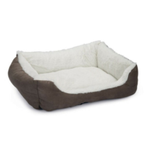 Merkloos Beeztees Ligbed Kat Baboo Grijs   Wit 48 x 37 x 18 cm