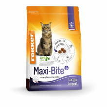 3X Fokker Maxi Bite Kattenvoer Large Breed 2,5 kg