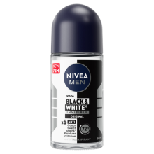 3X NIVEA Men Deodorant Roller Invisible for Black & White 50 ml