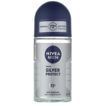 3X NIVEA Men Deodorant Roller Silver Protect 50 ml
