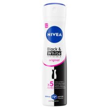 3X NIVEA Deodorant Spray Invisible For Black & White Clear 150 ml