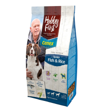 HobbyFirst Canex Hondenvoer Senior Vis & Rijst 12 kg