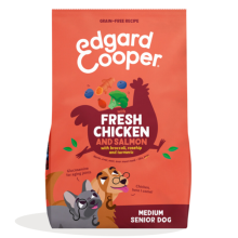 Edgard & Cooper Edgard & Cooper Hondenvoer Droog Scharrelkip   Noorse Zalm Senior 7 kg