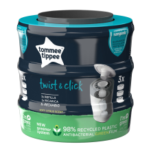 Tommee Tippee Twist & Click Navulcassettes 3 stuks