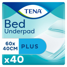 4X TENA Bed Onderlegger Plus 60 x 40 cm 40 stuks