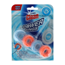 2X At Home Toiletblok Power Rings Aqua Power 40 gr
