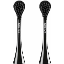 Curaprox Black is White Hydrasonic Opzetborstels Carbon Duo 2 stuks
