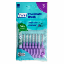 2X TePe Interdentale Ragers Original 1,1 mm Paars 8 stuks