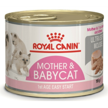12X Royal Canin Mother & Baby Mousse Kattenvoer Nat 195 gr