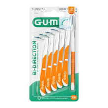8X GUM Bi Directions 0.9 Mm 6 stuks