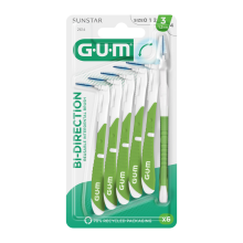 3X GUM Bi Directions 1.2 Mm 6 stuks