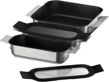 Bosch HEZ9FF030 Flex pan set, 3 stuks (2x maat S, 1x maat M)