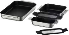 Bosch HEZ9FF040 Flex pan set, 4 stuks (2xS, 1xM, 1xL)
