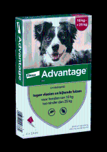 Advantix Advantage hond 250 4 pipetten 10   25 kg