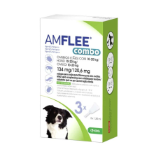 Amflee Amflee Combo Spot on Hond 134 mg, 10 20 kg   3 pipetten