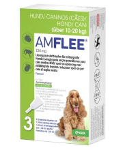 Amflee Spot on Hond 134 mg, 3 pipetten
