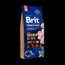 Brit petfood Adult M   15kg