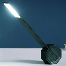 Gingko Octagon One Desk Light   Black