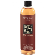 Esteban Classic Teck & Tonka navulling geurstokjes 250 ml