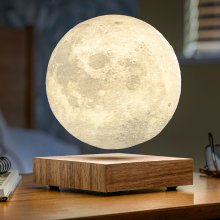 Gingko Smart Moon Lamp Walnut