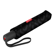 Reisenthel Umbrella Pocket Duomatic opvouwbare paraplu   Signature Black Hot Print