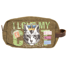 Clayre & Eef Make up tasje I Love my Cat