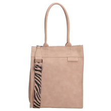 Zebra Trends Zebra Shopper Merel met rits Roze
