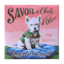 Parfums de Provence Geurenvelop Westie hondje