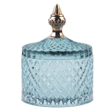 Beeztees/pet Products Clayre & Eef Wattenpot met deksel blauw