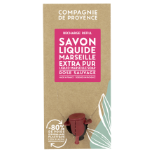 Compagnie de Provence Savon de Marseille vloeibare handzeep Extra Pur Rose Sauvage 3 liter eco navulling
