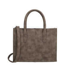 Zebra Trends Zebra Handtas Lisa XS Donkerbruin Suedine