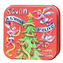 Parfums de Provence Blikje Savon de Marseille zeep Engeltjes