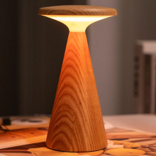 Gingko Sylva Table Lamp Large White Ash