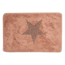 Clayre & Eef Badmat Ster roze (58 x 38 cm)