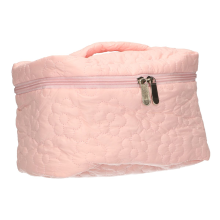 Traveller Beautycase Bloemen roze