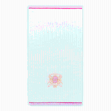 Little Diva Shiny Flirt handdoek wit (60 x 110 cm)