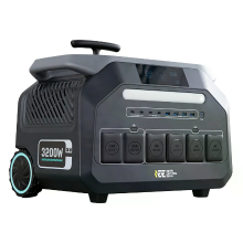 IEETek P2400 draagbare stroomvoorziening 2400W 2048Wh LiFePO4 batterijvoorkomende met 16 uitgangen 10 ms UPS ultrastil B
