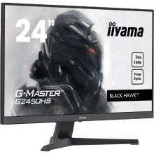 Iiyama G Master Black Hawk G2450HS B1 gaming monitor 75 Hz, HDMI, DisplayPort, Audio, AMD FreeSync