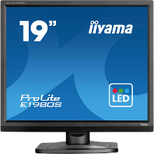 Iiyama ProLite E1980S B1 ledmonitor 75 Hz, HDMI, DisplayPort