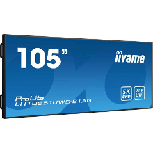 Iiyama ProLite LH10551UWS B1AG public display HDMI, DisplayPort, USB C, Audio, RJ 45 (LAN)