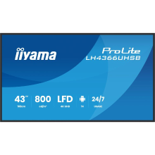 Iiyama ProLite LH4366UHSB B1AG public display