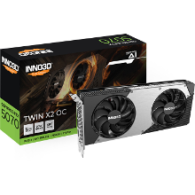 INNO3D GeForce RTX 5070 TWIN X2 OC grafische kaart DLSS 4, 3x DisplayPort, 1x HDMI 2.1