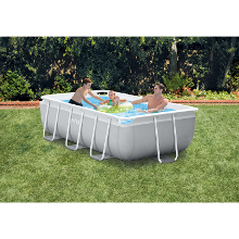 Intex Frame Pool Set Prisma Quadra 300 x 175 x 80cm zwembad Filterelement ECO 604G