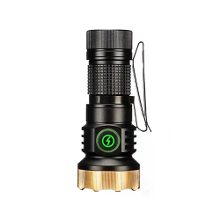 Ipree F473 7*XPG LED Powerful Mini Keychain Flashlight 1 Modes EDC Torch Aluminum Alloy 1Colorful Lighting Camping Magnet Clip