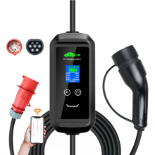 ISIGMA 22KW 8 32A EV lader Type 2 APP WIFI Bluetooth bediening draagbaar oplaadstation voor elektrische voertuigen met 5