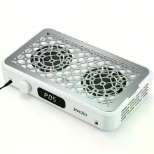 Janolia Nageldamendingsafzuiger Dual Turbo Stofzuiger 5 Snelheden LED Weergave Magnetisch Filter Voor Acryl Gel Nagels Poetsen M