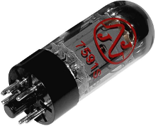 JJ JouJye 7591 Elektronenbuis Straalpentode 300 V 75 mA Aantal polen: 7 Fitting: Octal 1 stuk(s)