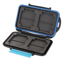 Jjc Mc 2 Anti Shock Waterproof Memory Card Case Hard Storage 4 Cf 8 Sd