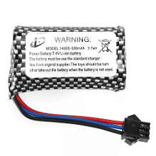 JJRC C8812 Drift RC tankonderdelen 7,4V 500mAh 3,7Wh Li ion batterij SM plug off road vrachtwagen auto voertuigen modell