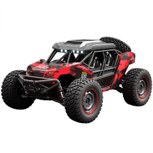 JJRC Q141 1/16 2.4G 4WD Off Road High Speed RC Car Racing Desert Elektrisch Voertuig Model met LED licht